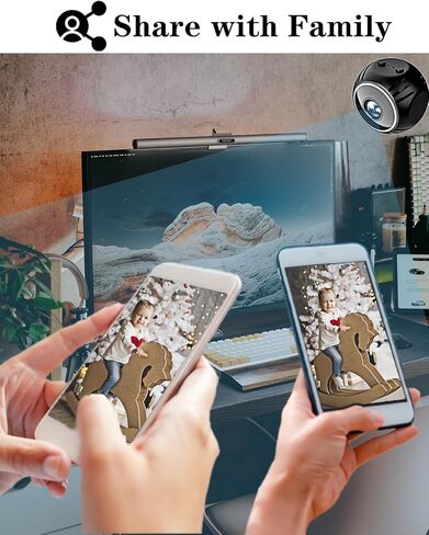 BZZCAM واي فاي كاميرا خفية كاميرا تجسس ذكية كاميرا مراقبة منزلية داخلية 1080 بكسل مراقبة الطفل كاميرا الحيوانات الأليفة 2.4 جيجا هرتز كاميرا مراقبة مع تطبيق الهاتف عرض مباشر كشف الحركة تخزين سحابي مجاني in Kuwait