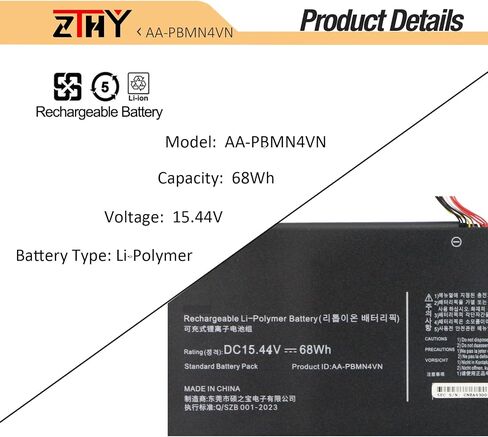 ZTHY 64.64Wh EB-BT670ABA EB-BT670ABE استبدال بطارية الكمبيوتر المحمول Samsung Galaxy View 18.4 بوصة SM-T670 SM-T677A Series AA2GA26BS AA2GC05BS AA2GB07BS AA2GB07B AA1G907KS AA1GA02BS AA2GC16BS AA2GB23BS in Saudi Arabia