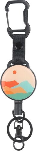 DELSWIN Badge Holder Retractable Clip - Double Sided Pattern Retractable Keychain, Cute Badge Reels for RN Nurse Teacher Student Office Women [Be Kind] in Saudi Arabia