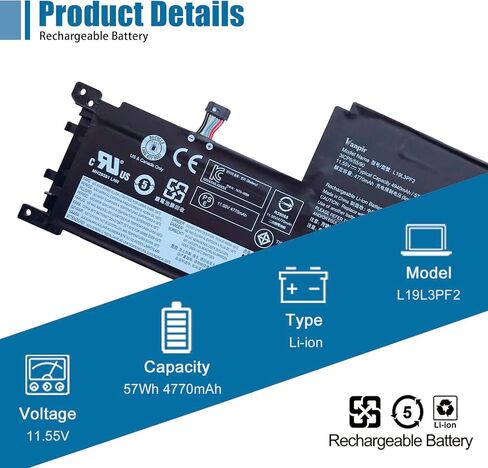 بطارية كمبيوتر محمول VANPIR L16C2PB2 متوافقة مع Lenovo IdeaPad S145-14API/15API 320-14AST/14IAP/14IKB 320-15ABR/15AST/15IAP Series Notebook L16S2PB1 L16C2PB1 L17L2PF1 L17M2PB7 L16L2PB2 L16M2PB2 in Saudi Arabia