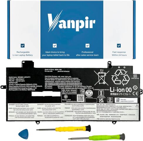بطارية كمبيوتر محمول VANPIR L16C2PB2 متوافقة مع Lenovo IdeaPad S145-14API/15API 320-14AST/14IAP/14IKB 320-15ABR/15AST/15IAP Series Notebook L16S2PB1 L16C2PB1 L17L2PF1 L17M2PB7 L16L2PB2 L16M2PB2 in Kuwait