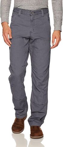 Carhartt Men's Rugged Flex Relaxed Fit Double-Front Utility Jean, Tahoe, 44 x 32 in Saudi Arabia