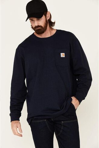 بنطلون جينز رجالي Carhartt Rugged Flex مريح ومزدوج من الأمام، Tahoe، 44 x 32 in Saudi Arabia
