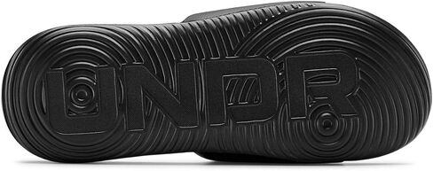 Under Armour Men's Ansa Fixed Strap Slide Sandal, (008) Black/Colorado Sage/Green Screen, 13 in Saudi Arabia