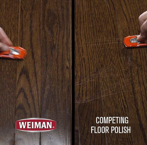 Weiman Wood Floor Polish and Restorer 32 Ounce (2 Pack) - High-Traffic Hardwood Floor, Natural Shine, Removes Scratches, Leaves Protective Layer in Saudi Arabia