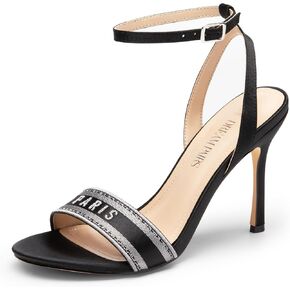 DREAM PAIRS High Stilettos Heels for Women Sexy Open Toe Strappy Sandals Shoes Ankle Strap Fashion Dressy Heels for Party Wedding