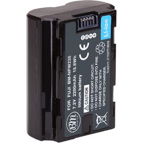 BM Premium 2 Pack of NP-W235 Batteries for Fujifilm X-S20, X-T5, X-H2S, GFX 50S II, GFX 100S, Fujifilm X-T4 Camera, VG-XT4 Vertical Battery Grip