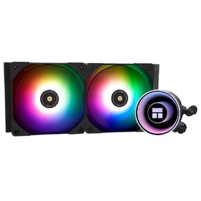 Thermalright Frozen Notte 240 Black ARGB Water Cooling CPU Cooler, 240 Black CPU Cooler Specifications, Double PWM Fans, S-FDB V2 Bearings, Suitable for AMD/AM4 AM5,Intel LGA 1700/1150/1151/1200/2011