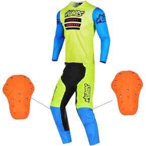 MX Motocross Jersey Pants Combo Dirt Bike Riding Protective Moto Gear Set Adult