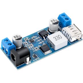 USB Buck Converter, DROK 4pcs DC-DC Step Down Module 6-32V 12V 24V to 5V QC 3.0 Charging Module Power Supply Voltage Regulator Volt Transformer Board