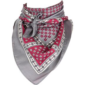 27.5 Inches Satin Head Scarf -Hair Scarf Silk Head Scarf Silk Bandana Silk Hair Wrap Neck Scarf for Women Men