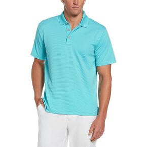 Cubavera Men's Essential Textured Performance Polo Shirt, Dress Blues, Medium