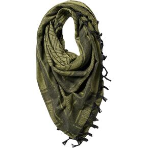 Tactical Desert Keffiyeh Arab Scarf - Womens Men Shemagh Tassel Scarves Neck Wrap Casual