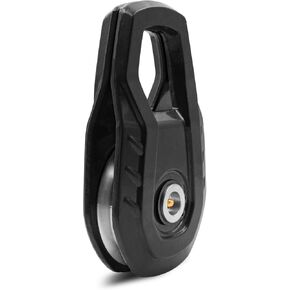 Snatch Block, 55,000 lbs (25T) Strength Recovery Off-Road Heavy Duty Winches Pulley for Synthetic Rope or Steel Cable, Universal Tackle Block for Truck, Tractor, ATV & UTV (Black)