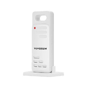 VIVOSUN Digital Thermometer and Hygrometer with 3 Remote Sensors, Indoor Outdoor Temperature and Humidity Monitor with Touchscreen LCD Backlight, 200ft/60m Range, Battery Included