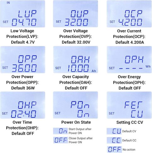 DC Buck Boost Converter, Drok 5V-30V Step Up Down to 0.6-30V Digital Control Power Supply, 6V 12V 24V Voltage Regulator, LCD Digital Display Buck Boost Module Voltage Transformer for Golf Cart in Kuwait