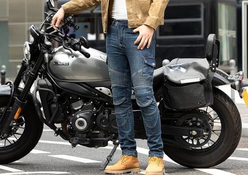 Motorcycle Pants CE Armored Motorbike Jeans Motocross Dirt Bike Riding Gear in Saudi Arabia