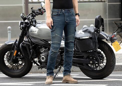 Motorcycle Pants CE Armored Motorbike Jeans Motocross Dirt Bike Riding Gear in Saudi Arabia