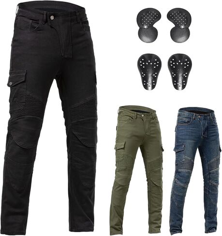 Motorcycle Pants CE Armored Motorbike Jeans Motocross Dirt Bike Riding Gear in Saudi Arabia