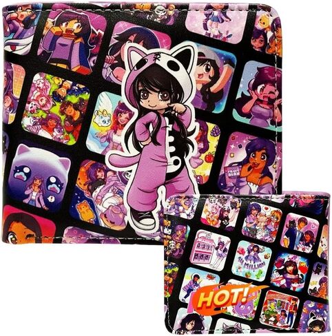 Bi-fold Unisex Wallet PU Leather Coin Card Holder Novelty Cartoon,-4 in Saudi Arabia
