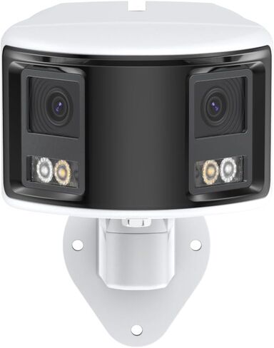 ANNKE FCD800 PoE Security Camera Outdoor with Dual Lens 180° Filed of View, 8MP IP Surveillance Camera Support Color Night Vision, Person/Vehicle Detection, Two-Way Talk, Built-in SD Card Slot in Kuwait