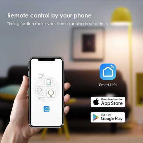 Smart Power Strip, WiFi Surge Protector Compatible with Alexa & Google Home, Smart Plug with 4 USB Ports & 4 AC Outlets, Voice and Remote Control & Timer Schedule, 5ft Extension Cord in Kuwait