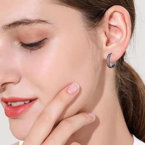 Baseball Earrings 925 Sterling Silver Sport Lover Jewelry Hoop Earring Baseball Earrings Gifts For Women Girls in Kuwait