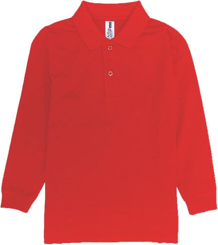 قميص بولو للجولف بأكمام طويلة للأطفال الصغار للعودة إلى الزي المدرسي للأولاد والبنات in Kuwait