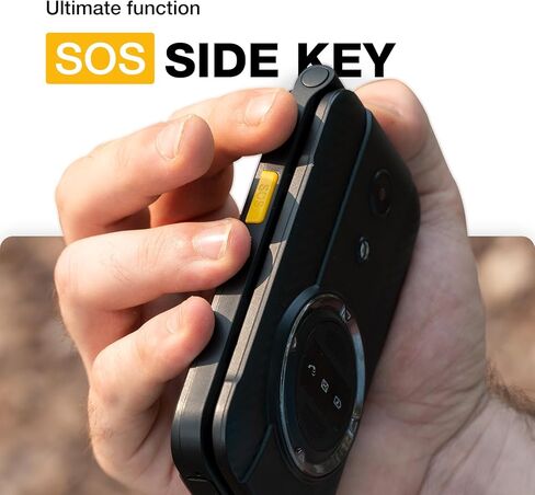 AGM M8 Security + 4G هاتف متين فليب، هواتف خلوية ذات أزرار كبيرة لكبار السن، بيانات آمنة، مقاوم للماء/السقوط، مفتاح جانبي SOS، HAC، اتصال سريع، مكبر صوت قوي 104 ديسيبل، لوحة مفاتيح كبيرة، بطاقات SIM مزدوجة in Kuwait