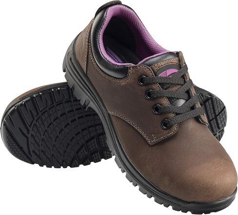 Avenger Work Boots Women's Foreman Leather Composite Safety Toe Waterproof Eh Slip Resistant Oxford Shoes Boot in Saudi Arabia