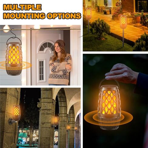 مكبرات صوت خارجية، مكبر صوت Tiki Torch، مكبرات صوت بلوتوث خارجية مقاومة للماء، مكبرات صوت مثبتة على الحائط في الهواء الطلق، مكبرات صوت خارجية للصوت المحيطي، مكبرات صوت لاسلكية خارجية BT 5.3 لهاتف iPhone Android in Kuwait