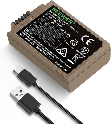 NEEWER NP-W235 2400mAh Replacement Battery Rechargeable Camera Battery with USB Type C Charging Cable Compatible with FUJIFILM X-T5 X-T4 GFX 100S GFX 50S II X-H2S VG-XT4 Battery Grip in Saudi Arabia