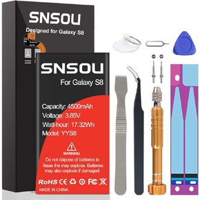 Galaxy Note 5 Battery, Upgraded SNSOU 4500mAh EB-BN920ABE Replacement Battery for Samsung Galaxy Note 5 SM-N920 N920V N920T N920A N920P N920R4 N920F with Repair Replacement Kit Tools
