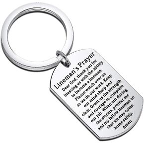 Gzrlyf Lineman Prayer Wallet Card Insert Lineman Gifts for Him Husband Gifts Father Uncle (Wallet Card Insert)