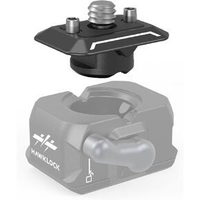 SMALLRIG Quick Release Plate Drop-in HawkLock Mini Quick Release Camera Mount Adapter with 1/4" Screw, for Camera Clamp, Super Clamp, Ball Head, Tripod, Magic Arm, Stabilizer, Field Monitor - 3513C