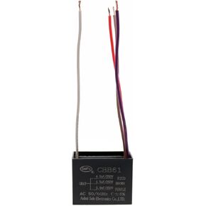 AKZYTUE CBB61 Capacitor 18uf 250V AC Ceiling Fan 2 Wire 50/60Hz for Starting Electric Fan Generator Pump Motor in Kuwait