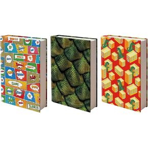 Fun Design, Easy Apply Book Covers 3 Pack. Stretchable Jumbo Jackets Fits Most Hardcover Textbooks Up to 9 x 11". Adhesive-Free, Nylon Fabric Protectors. Washable and Reusable Student School Supply in Kuwait