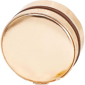 Travel in Style with our Pink Velvet Travel Jewelry Organizer Box - Compact Jewelry Case for Women with Mirror | Earring Organizer and More