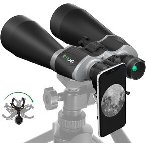 ESSLNB Astronomy Binoculars, 12-24x70 Zoom Binoculars for Adults, Outdoor Giant Binoculars for Bird Watching Travel Stargazing with Phone Adapter and Carrying Bag