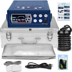 Upgrade Ionic Foot Bath Detox Machine, LCD Display Ion Foot Spa Detox Machine, 8 Detox Modes for Home Use Beauty Salon with Arrays, Heating Waist Belt