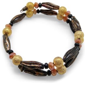 Boho Trendy Wrap Bracelets, Natural Energy Gemstone Handmade Strand Bracelet Aesthetic Bracelets for Women Men Adjustable Wrist Bracelets Jewelry