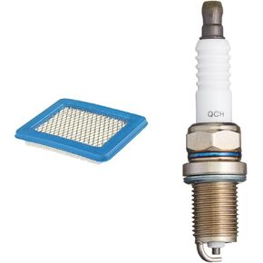 Briggs & Stratton Air Filter 491588S & Spark Plug 5092K for OHV Engines
