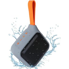 gingo Small Waterproof Shower Bluetooth Speaker Upgraded IPX7, Ultra Portable Wireless Speaker with Surround Sound，20H Playtime,Stereo Sound, Super Bass, TWS Pairing for Home, Outdoor