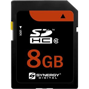Synergy Digital 8GB, SDHC UHS-I Camera Memory Cards, Compatible with Canon Powershot SD1000 Digital Camera - Class 10, U1, 20MB/s, 300 Series - Pack of 2