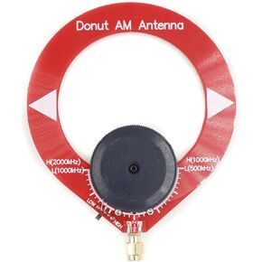 GOOZEEZOO 2pcs Donut VHF UHF FM 400M-470MHz 80M-150MHz Mini Loop Antenna for HFDY Malachite DSP DSP2 Radio Receiver