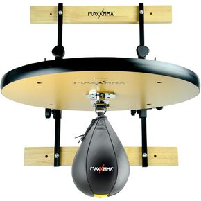 MaxxMMA Heavy Duty Adjustable Speed Bag Platform Kit 24" + Speed Ball (10" x 7")