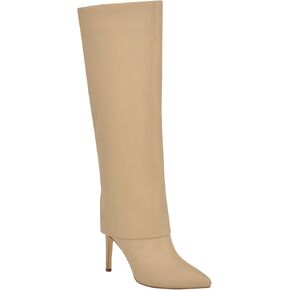 حذاء نسائي بطول الركبة من Nine West، مقاس Chic Cream 150, 9 in Kuwait