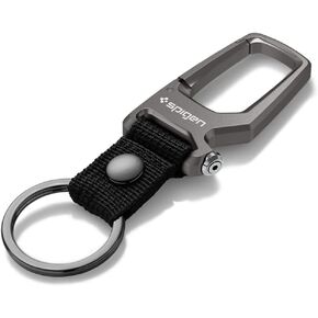 Spigen Life Carabiner Key Ring Clip, Car Keychain Clip, Bottle Opener Key Chain Ring for Men and Women