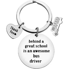School Bus Driver Appreciation Gifts You Make A Difference Keychain Thank You Gifts for Bus Driver End of the School Year Gift Back to School Gift