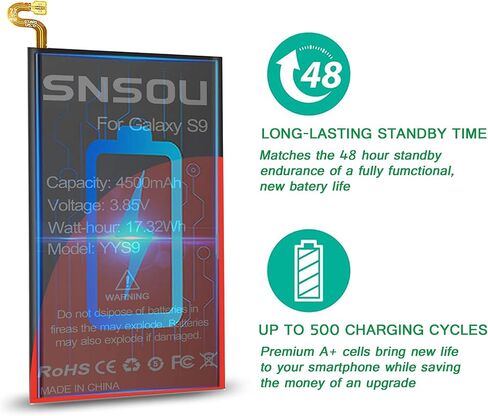 بطارية Galaxy Note 5، بطارية بديلة SNSOU 4500mAh EB-BN920ABE مطورة لهاتف Samsung Galaxy Note 5 SM-N920 N920V N920T N920A N920P N920R4 N920F مع أدوات استبدال الإصلاح in Saudi Arabia